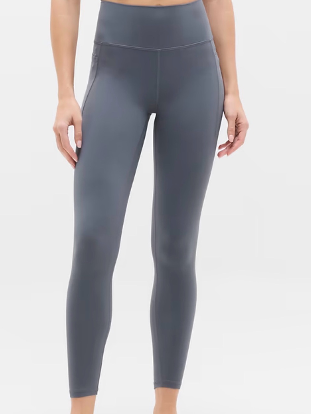 Athleta Charcoal Ultra High-Rise Elevation Leggings